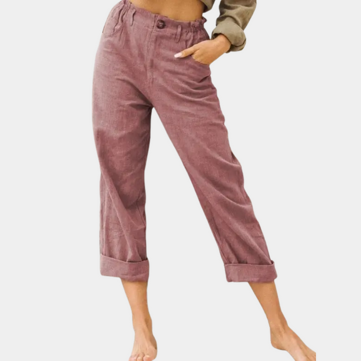 Livia - Pantalon Femme Confortable et Tendance pour Chaque Occurrence