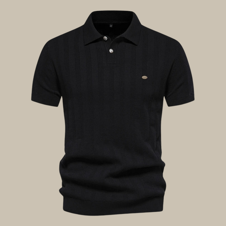 Polo élégant en maille de luxe - L'allure d'un style intemporel et d'un confort incomparable