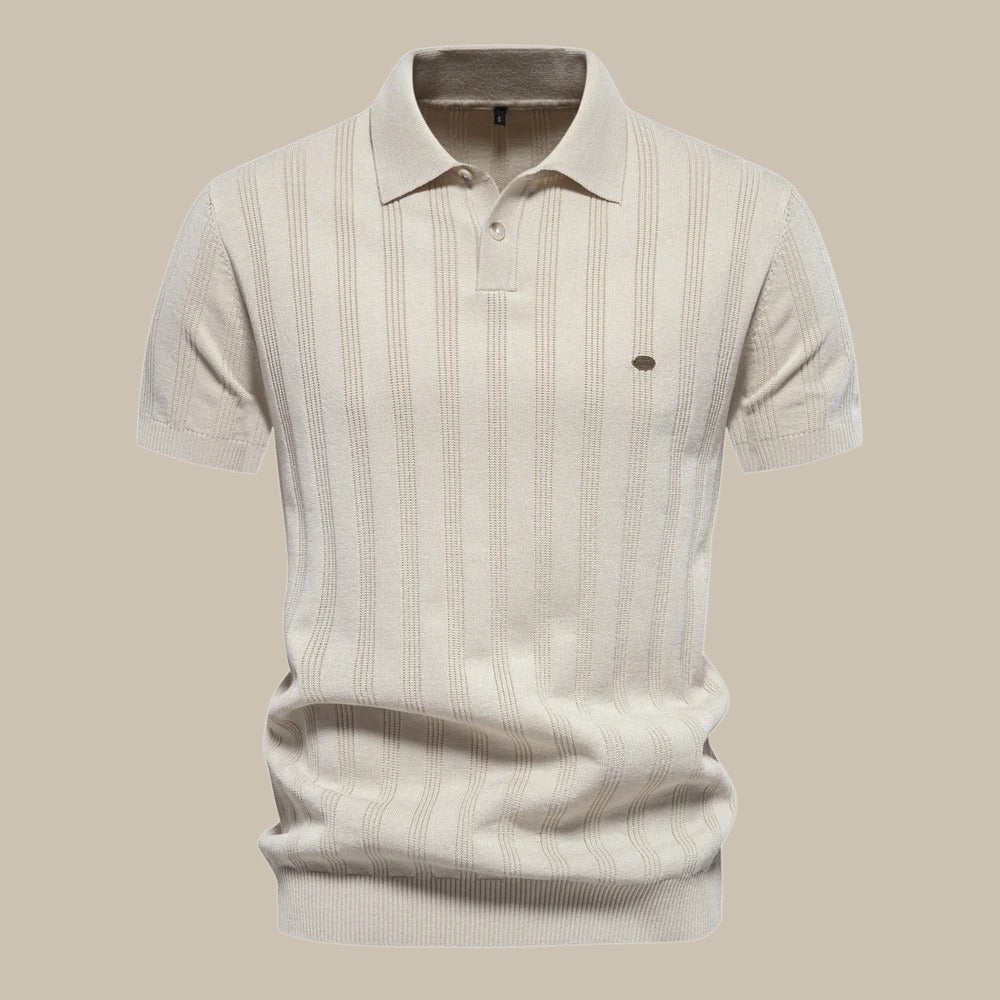 Polo élégant en maille de luxe - L'allure d'un style intemporel et d'un confort incomparable