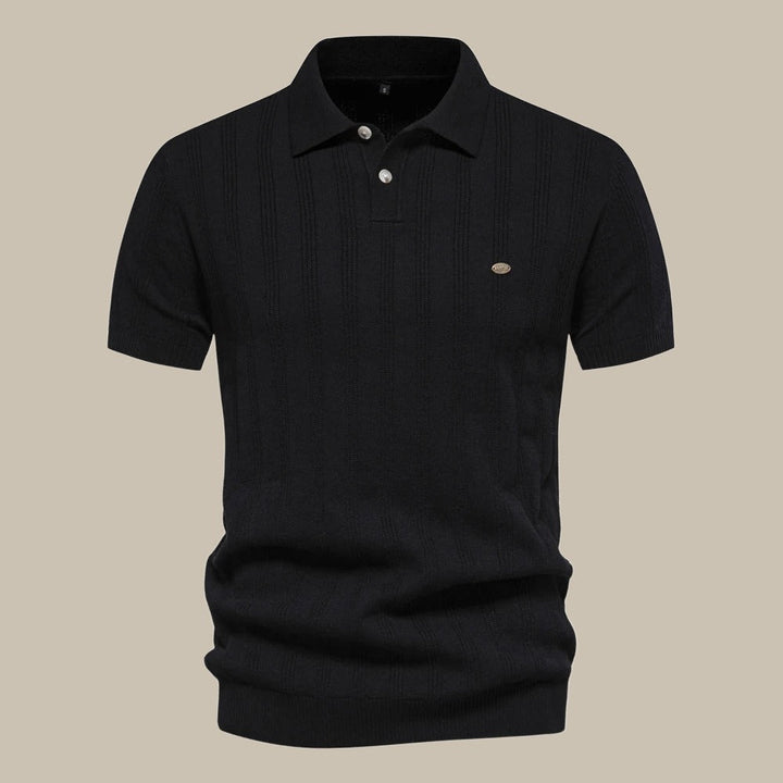 Polo élégant en maille de luxe - L'allure d'un style intemporel et d'un confort incomparable