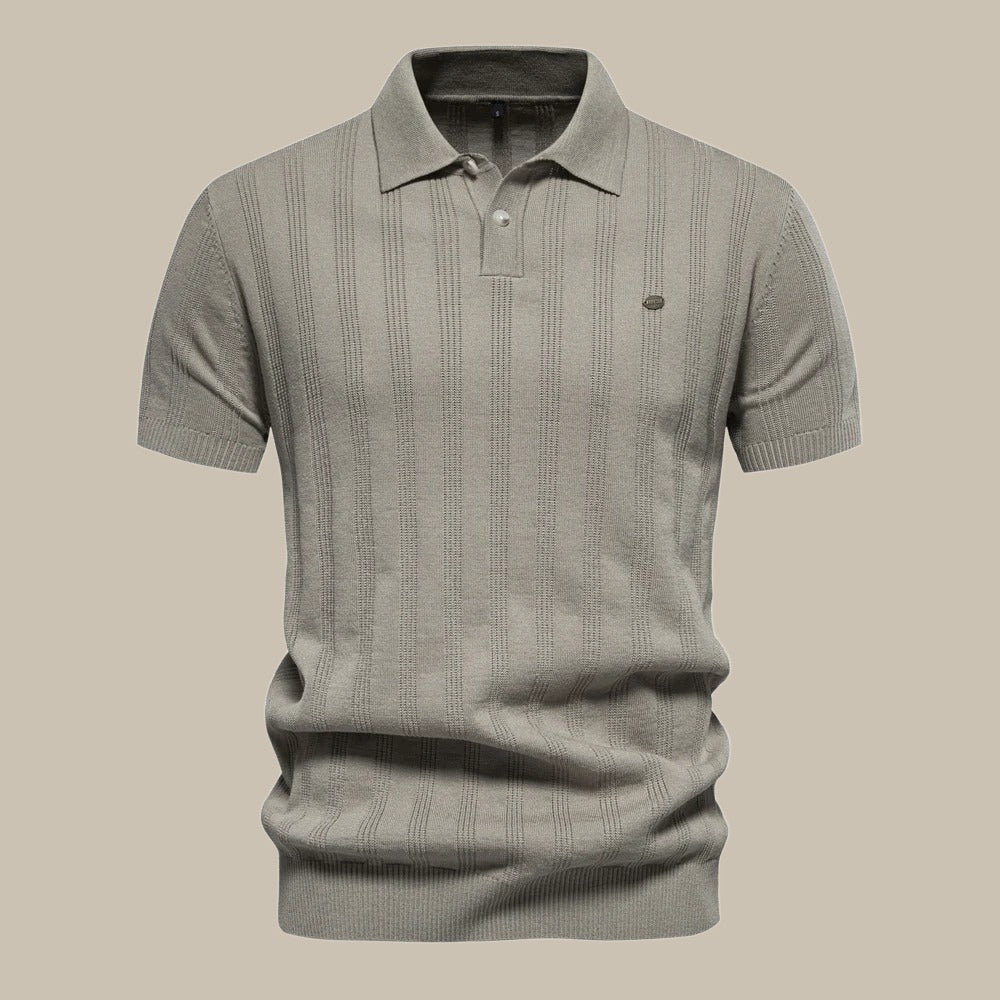 Polo élégant en maille de luxe - L'allure d'un style intemporel et d'un confort incomparable