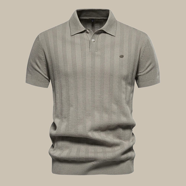 Polo élégant en maille de luxe - L'allure d'un style intemporel et d'un confort incomparable