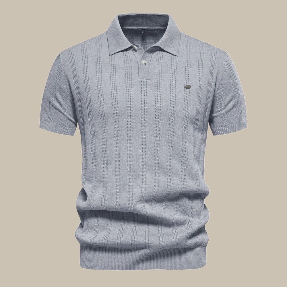Polo élégant en maille de luxe - L'allure d'un style intemporel et d'un confort incomparable