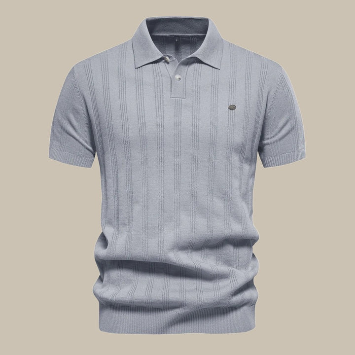 Polo élégant en maille de luxe - L'allure d'un style intemporel et d'un confort incomparable