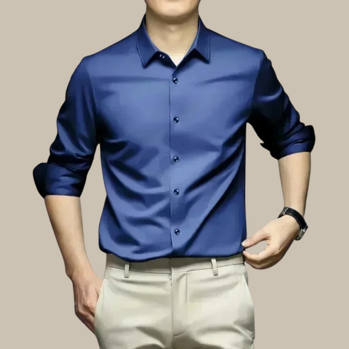 Chemise élégante en satin - Choix chic et confortable