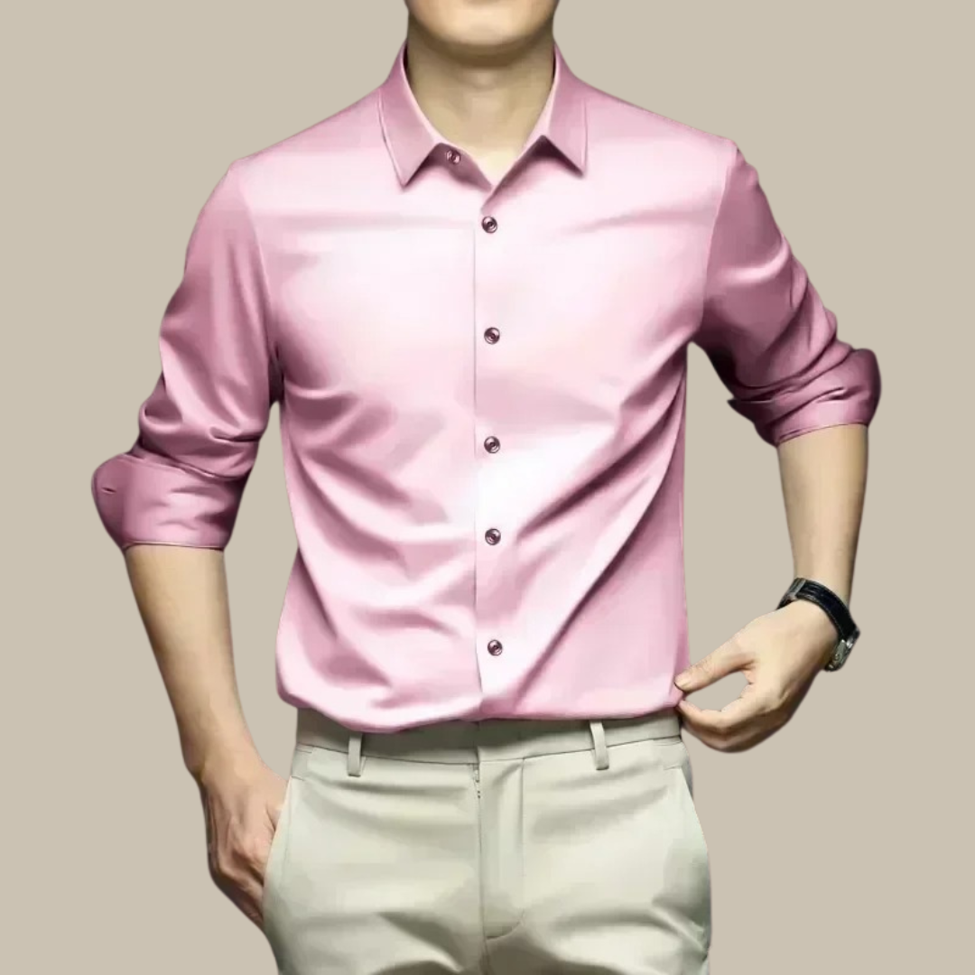 Chemise élégante en satin - Choix chic et confortable