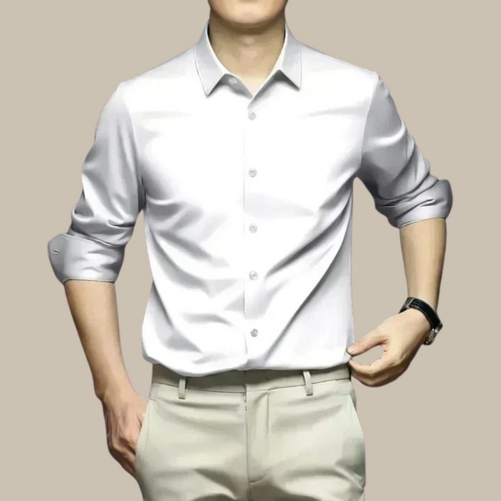 Chemise élégante en satin - Choix chic et confortable