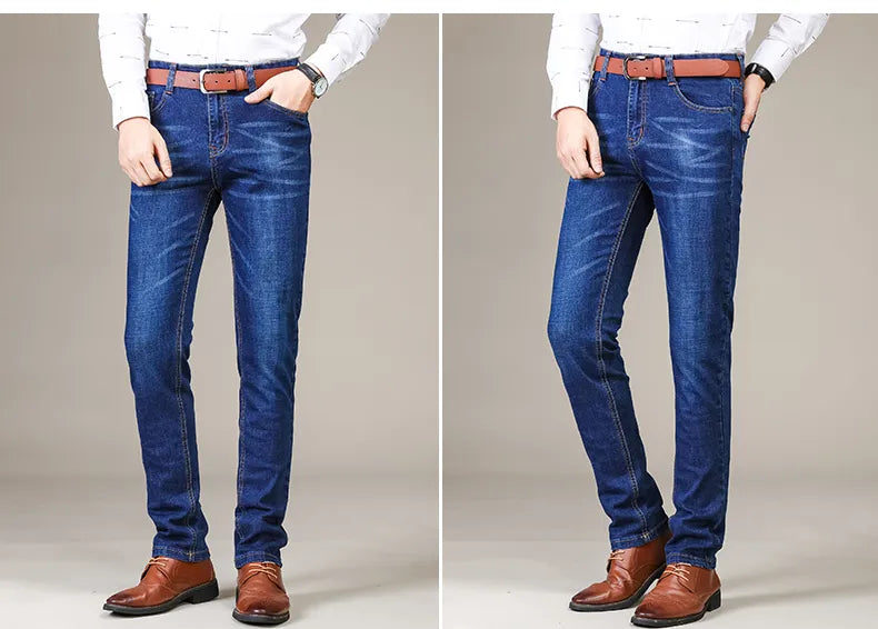 Jeans Slim Fit Stretch pour Hommes - Un Jean Confortable et Élégant