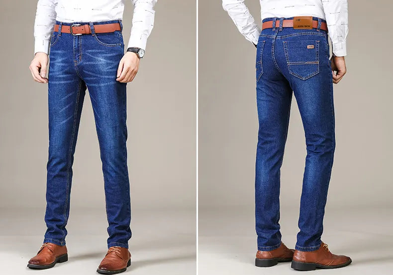 Jeans Slim Fit Stretch pour Hommes - Un Jean Confortable et Élégant