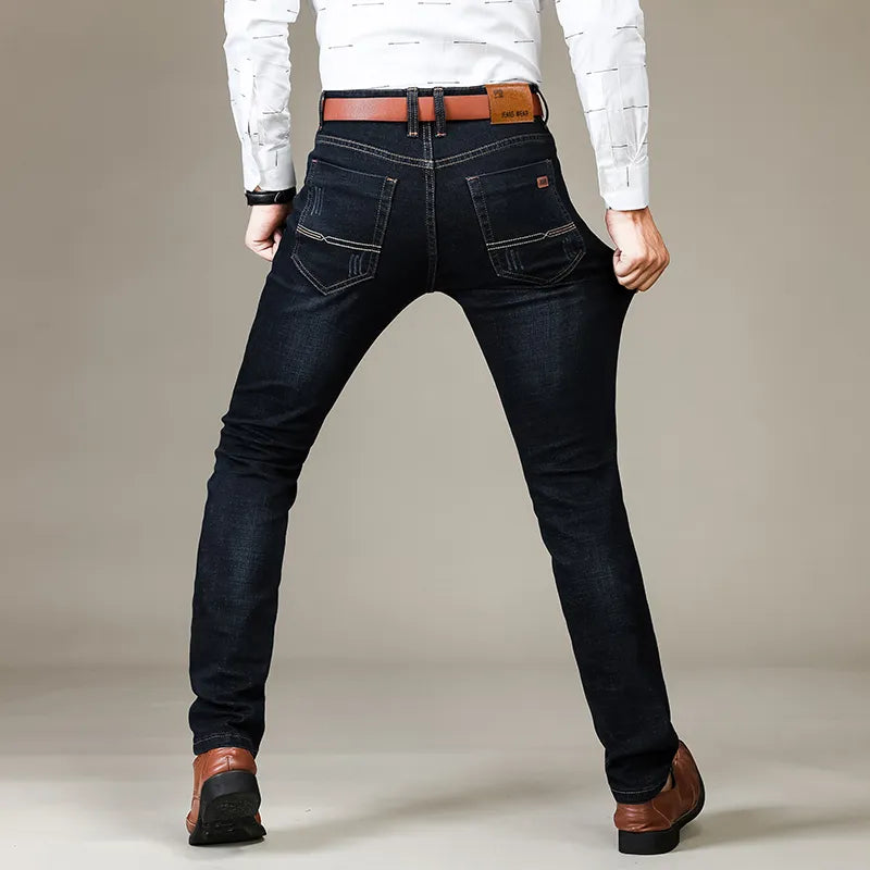 Jeans Slim Fit Stretch pour Hommes - Un Jean Confortable et Élégant