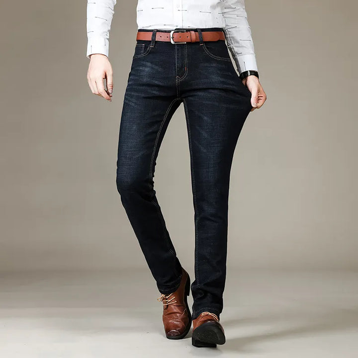 Jeans Slim Fit Stretch pour Hommes - Un Jean Confortable et Élégant