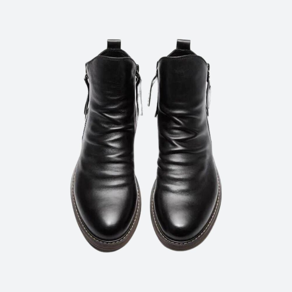 Bottes de loisirs stylées en cuir pour hommes - Marty