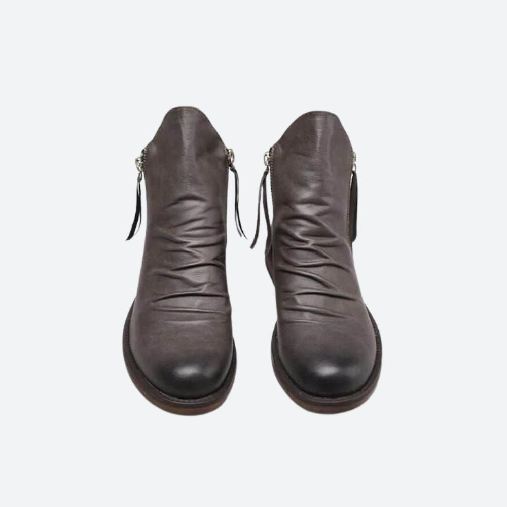 Bottes de loisirs stylées en cuir pour hommes - Marty
