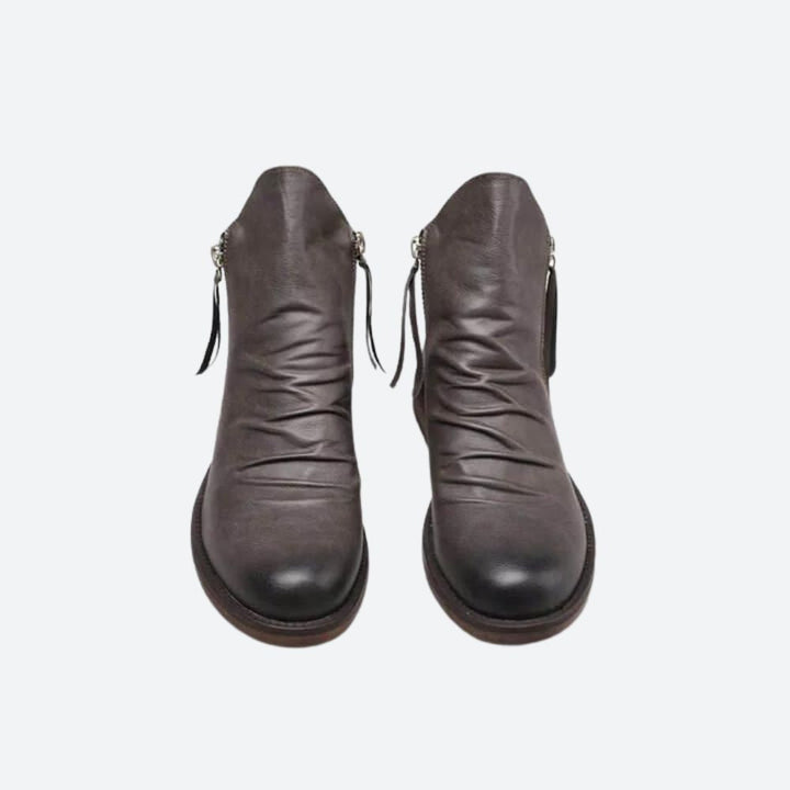 Bottes de loisirs stylées en cuir pour hommes - Marty
