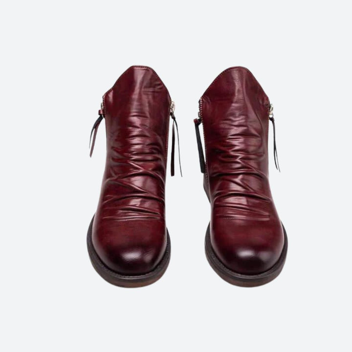 Bottes de loisirs stylées en cuir pour hommes - Marty