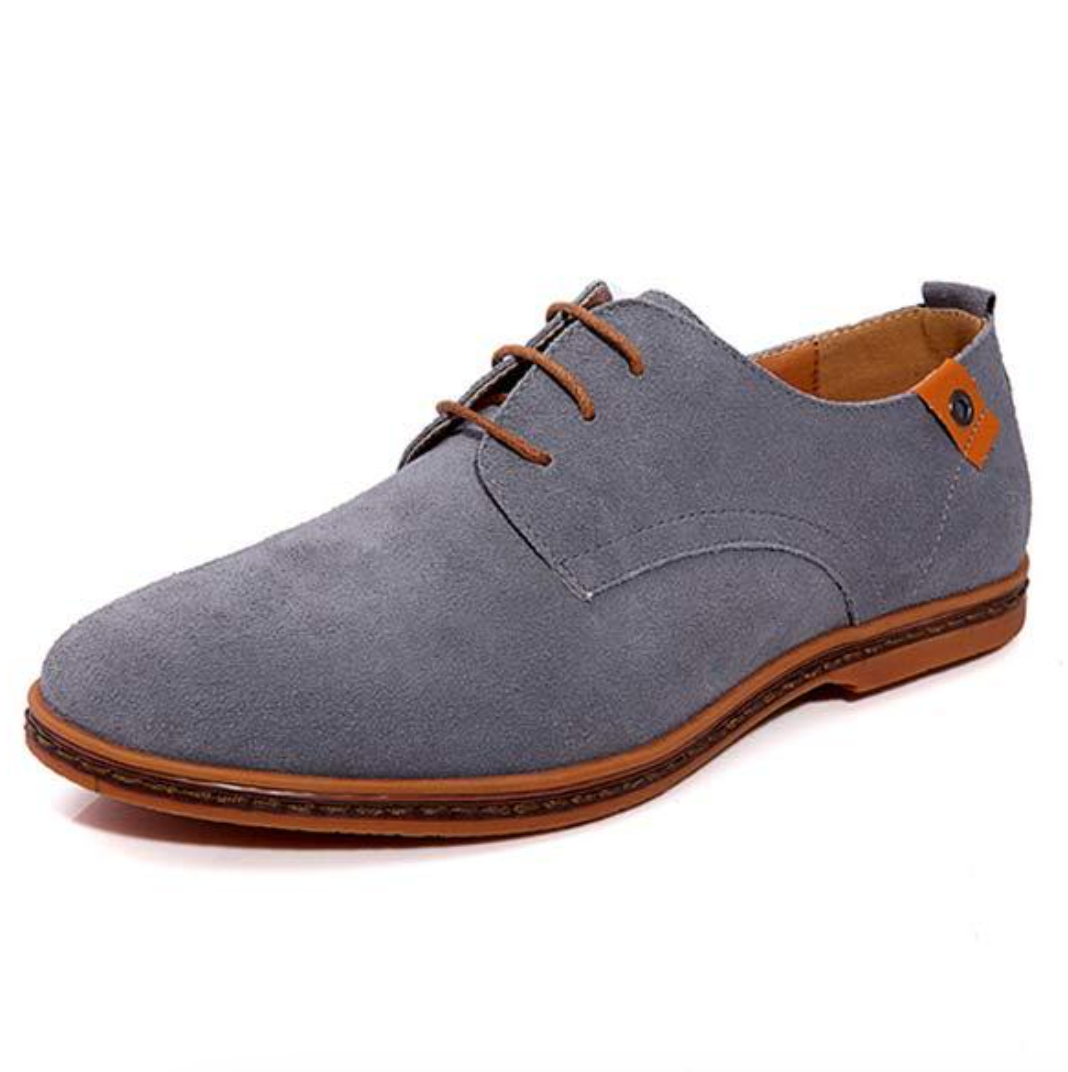 Mees™ Élégantes Chaussures à Lacets en Suède Classiques pour Hommes