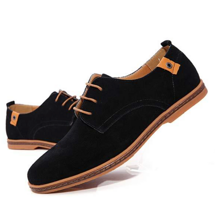 Mees™ Élégantes Chaussures à Lacets en Suède Classiques pour Hommes