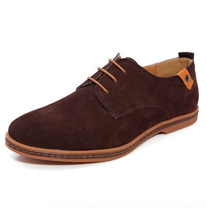 Mees™ Élégantes Chaussures à Lacets en Suède Classiques pour Hommes