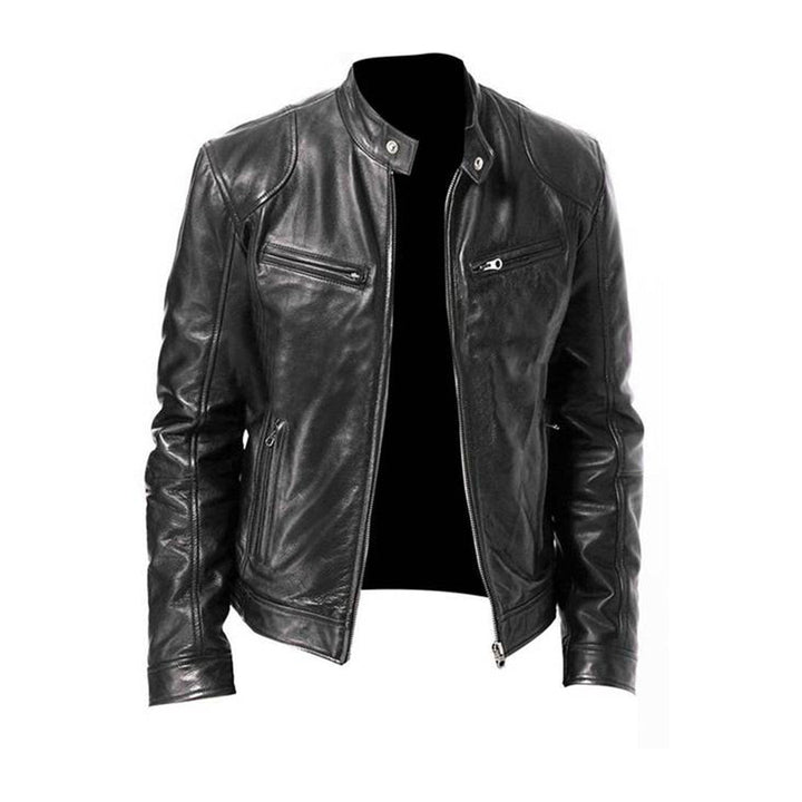 Veste en cuir stylée pour homme - Collection MIKEL