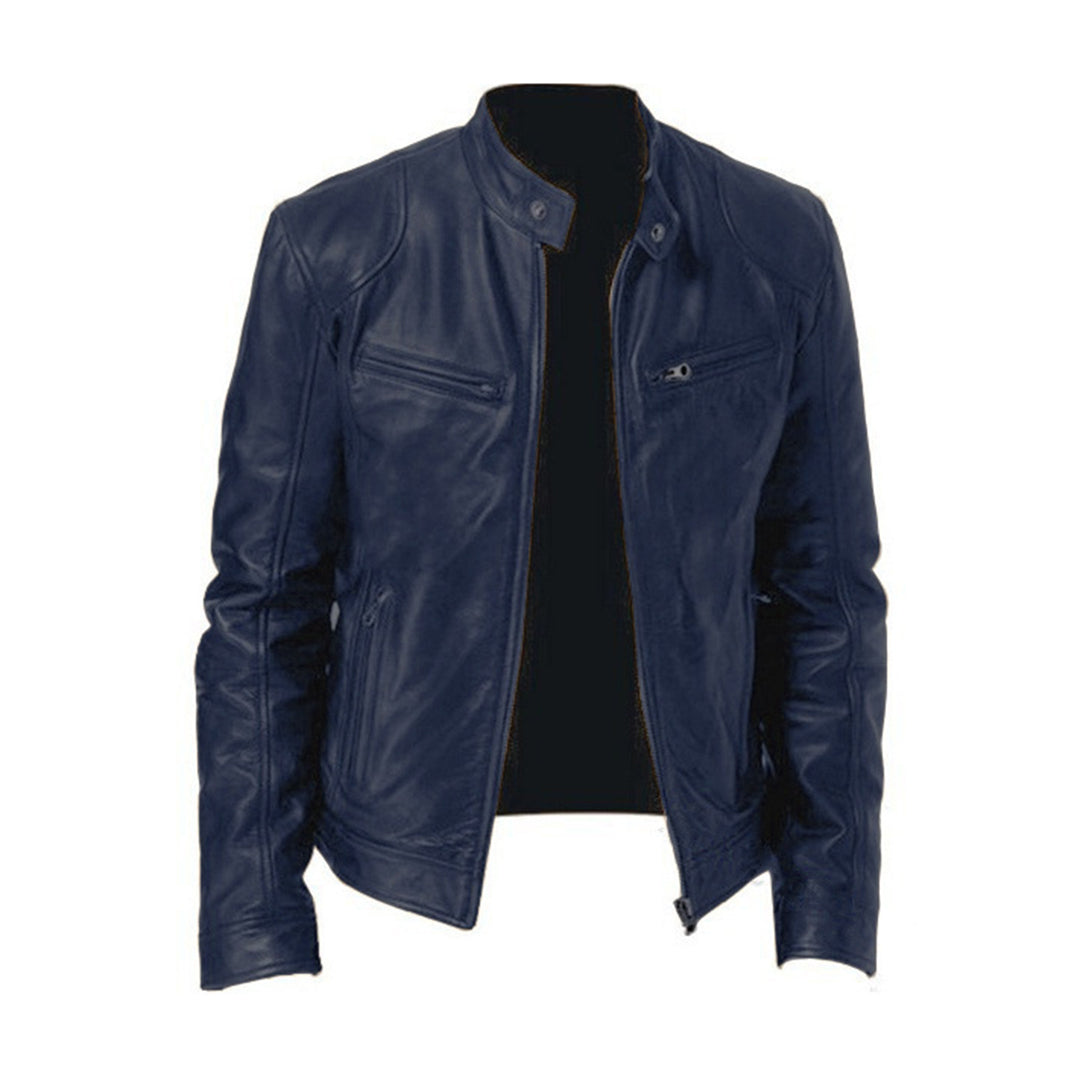 Veste en cuir stylée pour homme - Collection MIKEL