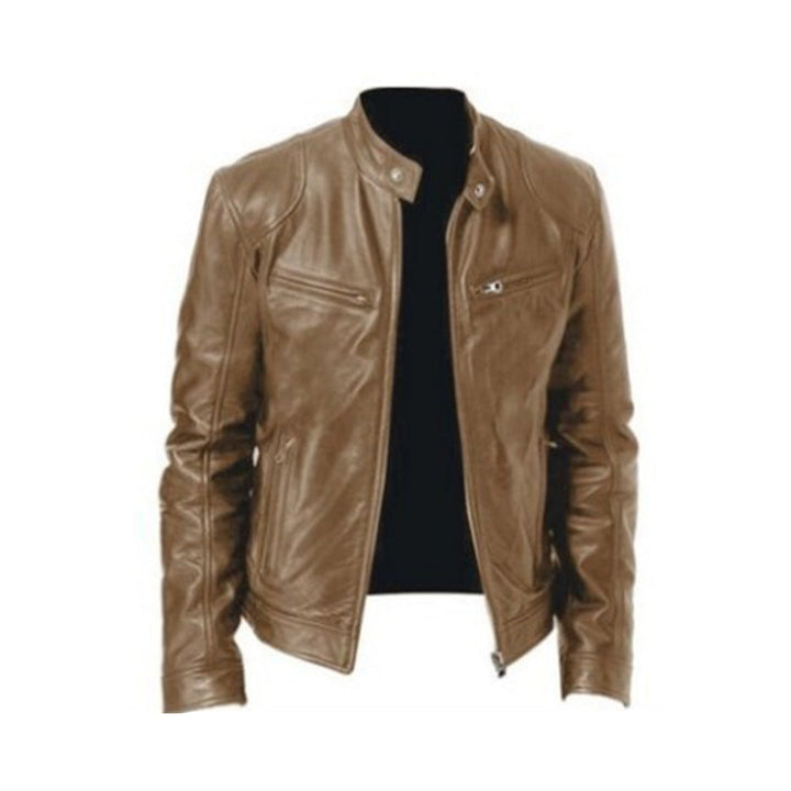 Veste en cuir stylée pour homme - Collection MIKEL