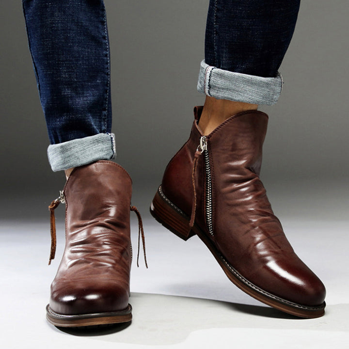 Bottes Chelsea en cuir classique et élégantes Jelle™ pour un style intemporel
