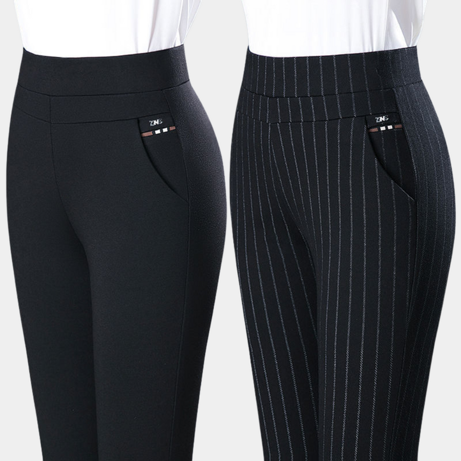 Mara - Pantalon taille haute extensible ultra confortable et stylé pour femmes