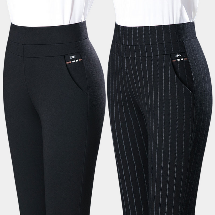 Mara - Pantalon taille haute extensible ultra confortable et stylé pour femmes