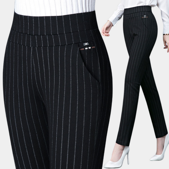 Mara - Pantalon taille haute extensible ultra confortable et stylé pour femmes