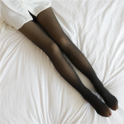 Janice - Slip stretch transparent élégant avec orteils renforcés pour un confort ultime