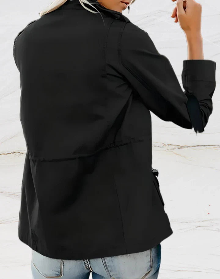 Nora - Veste élégante à manches longues avec quatre poches fonctionnelles pour femmes