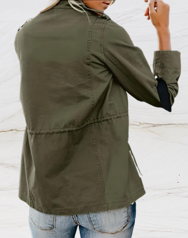 Nora - Veste élégante à manches longues avec quatre poches fonctionnelles pour femmes