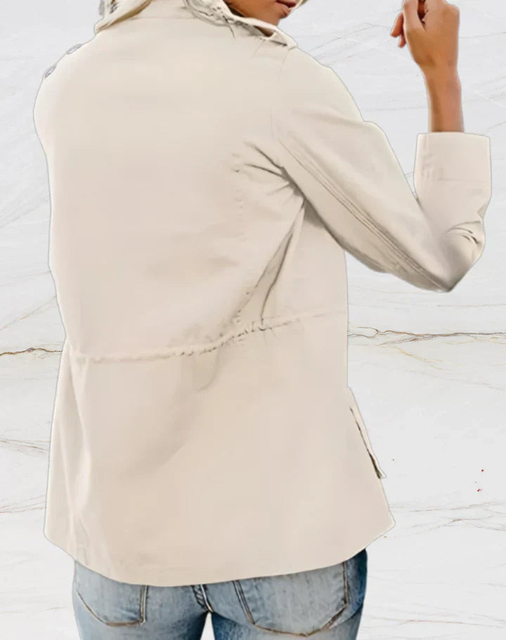 Nora - Veste élégante à manches longues avec quatre poches fonctionnelles pour femmes