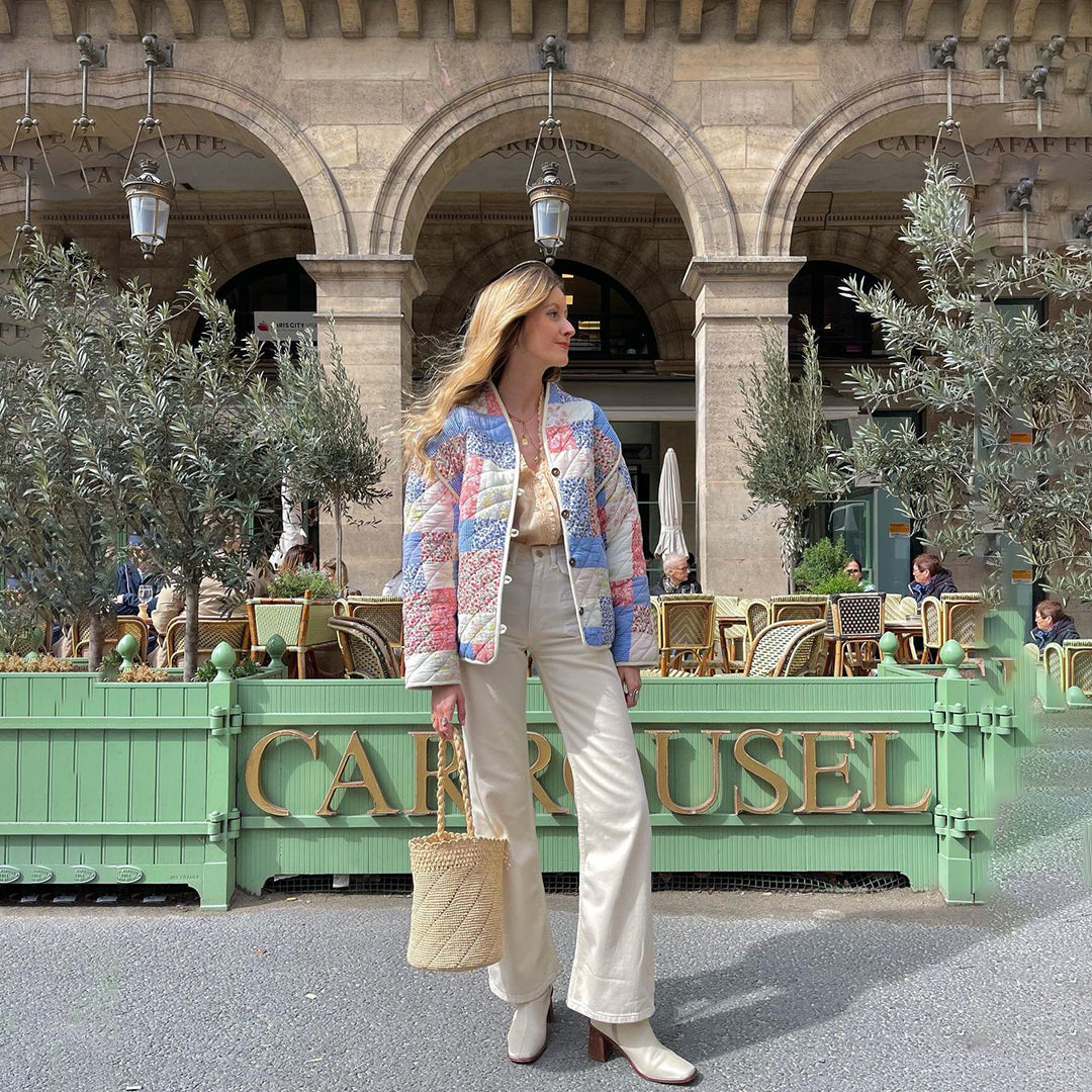 Maya - Manteau de printemps élégant et scintillant pour femmes
