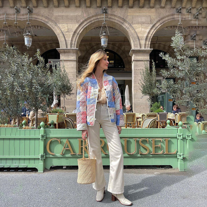 Maya - Manteau de printemps élégant et scintillant pour femmes