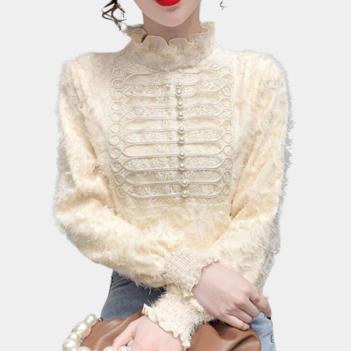 Blouse en Dentelle Élégante Tanith pour un Look Chic