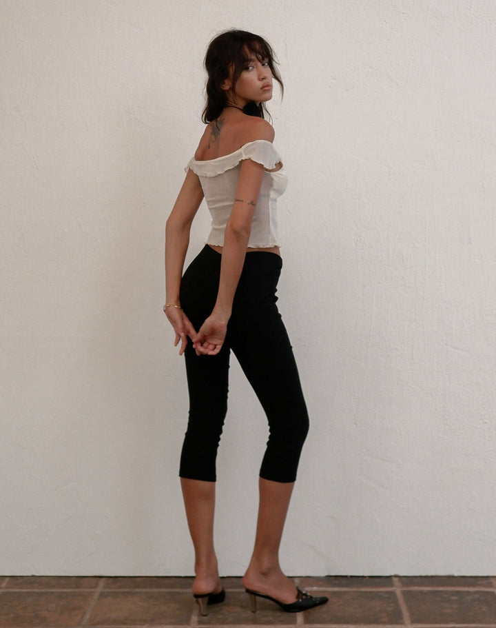 Amely - Capri croisé élégant pour un look sophistiqué et tendance