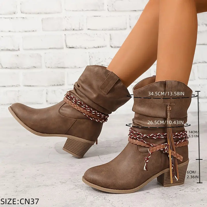 Bottes courtes western Lian™ élégantes pour un look stylé