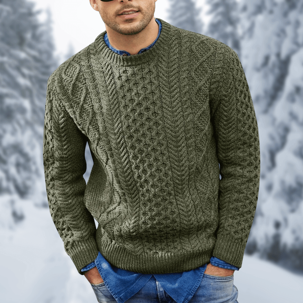 Kyan™ Luxe Pull and Laine pour Hommes : Chaleur et Elegance pour cet Hiver