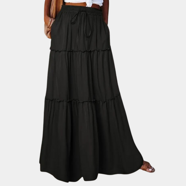Naia - Jupe Bohémienne Longue Élegante pour Femmes pour un Look Chic et Intemporel