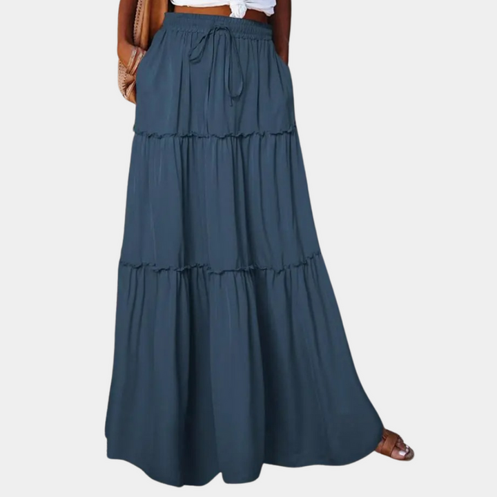 Naia - Jupe Bohémienne Longue Élegante pour Femmes pour un Look Chic et Intemporel