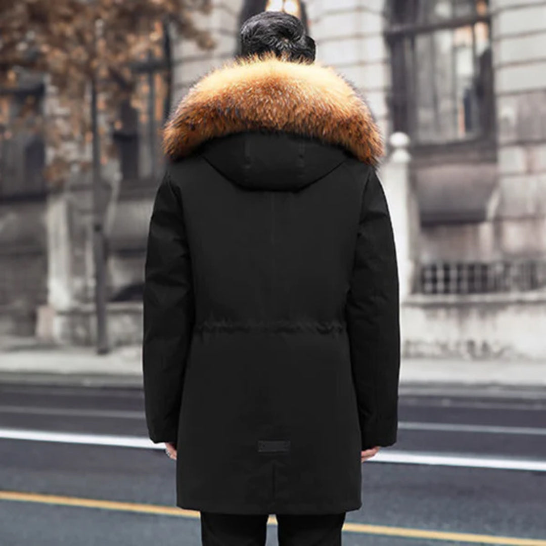 JOAS - Manteau d'hiver chaud, luxueux et tendance pour hommes