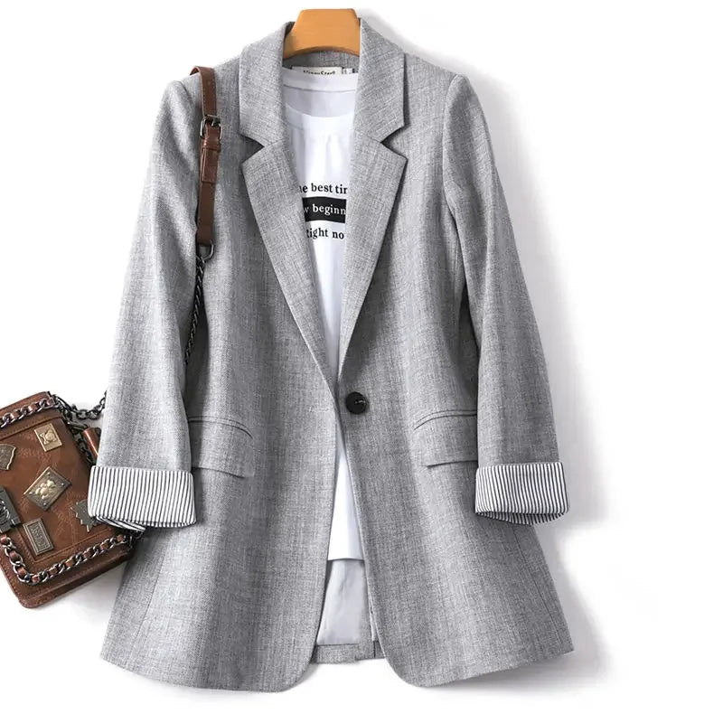 Bella - Blazer patchwork chic pour la femme moderne