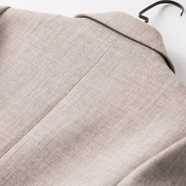 Bella - Blazer patchwork chic pour la femme moderne