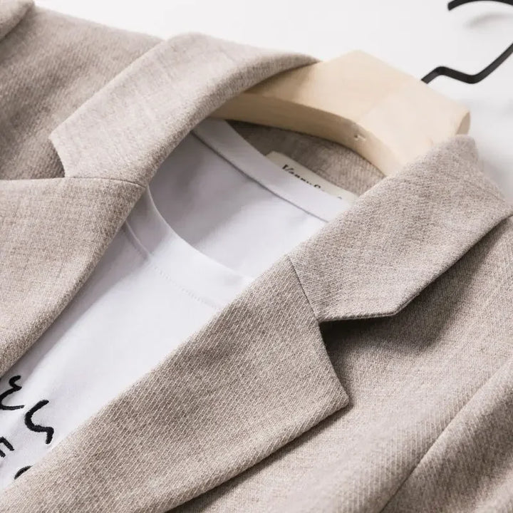 Bella - Blazer patchwork chic pour la femme moderne