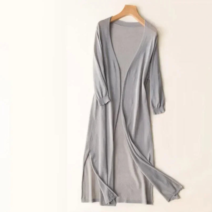 Junae - Manteau en Laine Long et Léger pour l'Élégance et le Confort