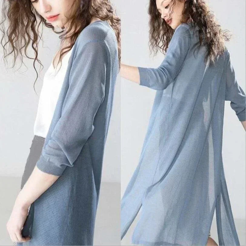 Junae - Manteau en Laine Long et Léger pour l'Élégance et le Confort
