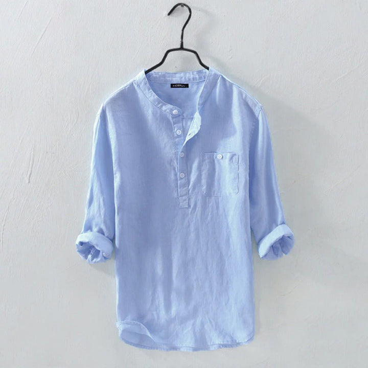 Niek - Chemise élégante unie pour un look chic