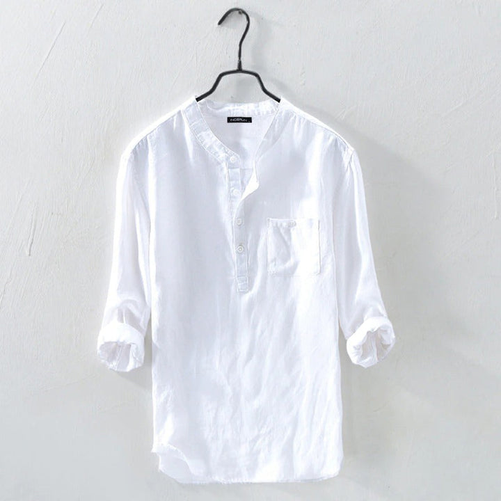 Niek - Chemise élégante unie pour un look chic