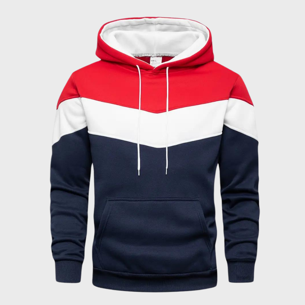 Hoodie élégant pour hommes avec capuche ajustable - Niels Collection